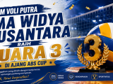 Tim Voli Putra SMA Widya Nusantara Raih Juara 3 di Ajang ABS Cup